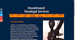Desktop Screenshot of hooshmandparalegal.com