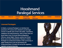 Tablet Screenshot of hooshmandparalegal.com
